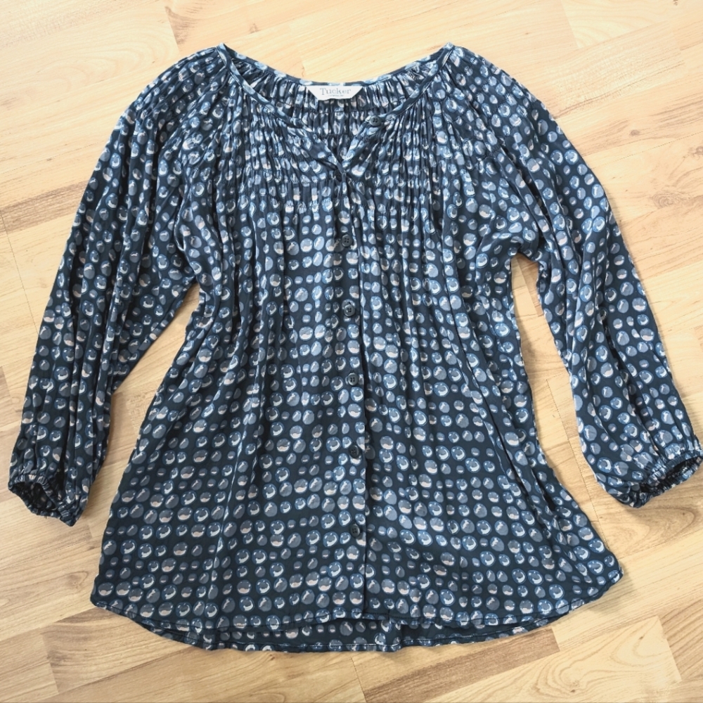 Tucker The Classic Blouse P S Dots Moon - Picture 8 of 9